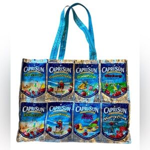Capri Sun Tote OOAK Handmade Upcycled Handbag